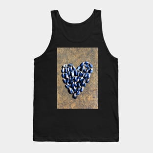 A heart made out of muscle shells Tank Top